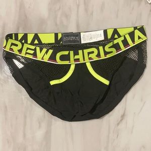 Andrew Christian mesh  briefs